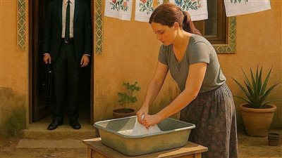 قصة مؤثرة ظن أن زوجته تخونه… لكنها كانت تخبئ له هدية من السماء