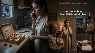 حماتي سابتلي علبة حلوى حكايات صابرين