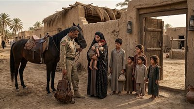 زوجةٌ مقابل الطعام… لكنه حين عاد من الحرب اكتشف أن الغريبة أنقذت أبناءه السبعة من الموت 